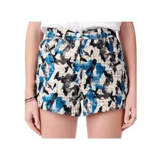 IRO Tweed Shorts Size 42 XL 10 Sequin High Rise French Vegas Modern Boucle Glam